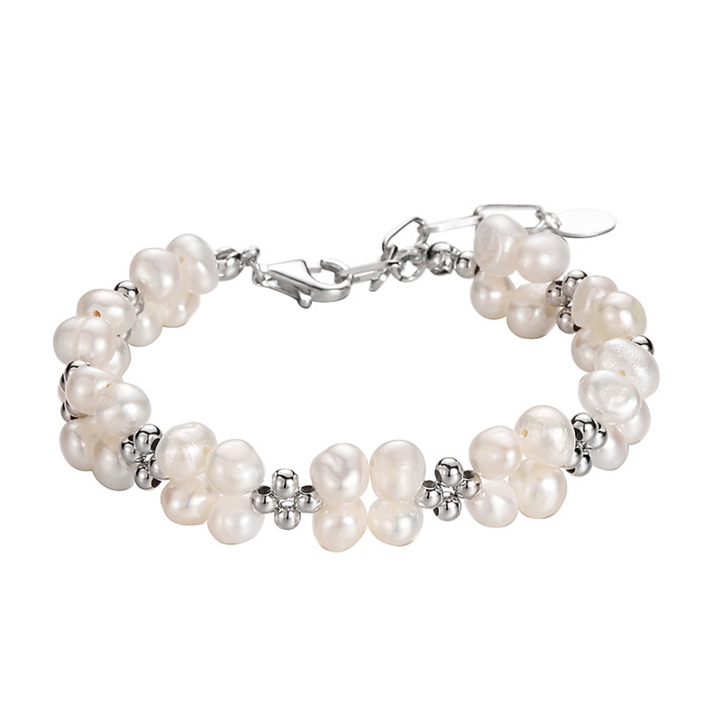 Korean style special shaped baroque pearl bracelet