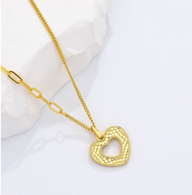 Light luxury love fish scale necklace NN24112906