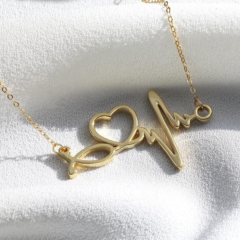 Light luxury ECG necklace NN24112910