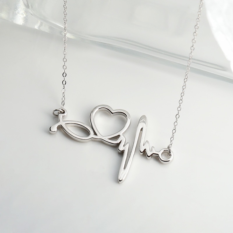 Light luxury ECG necklace NN24112910