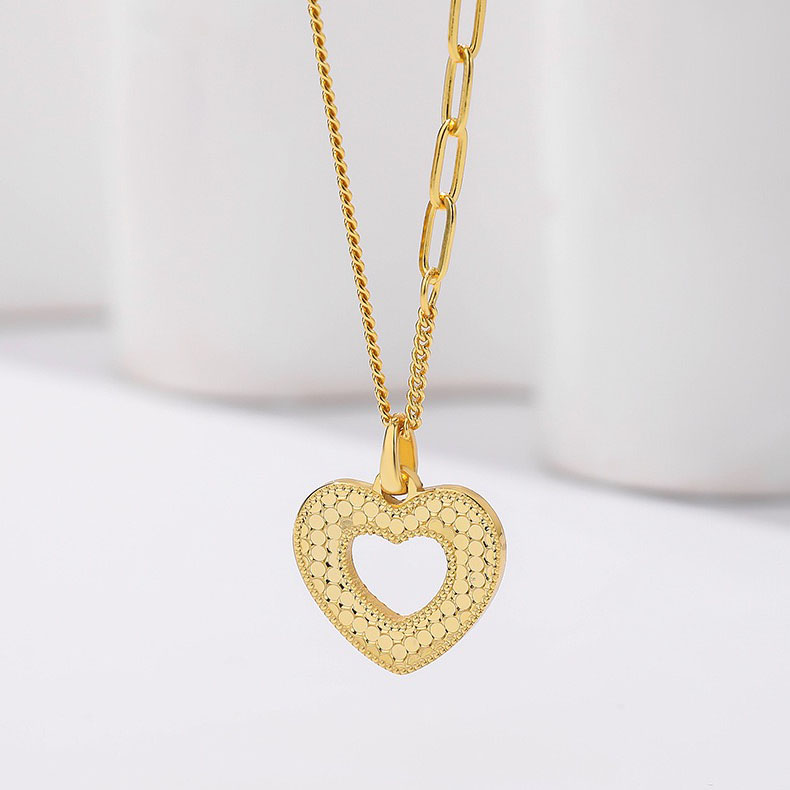 Light luxury love fish scale necklace NN24112906