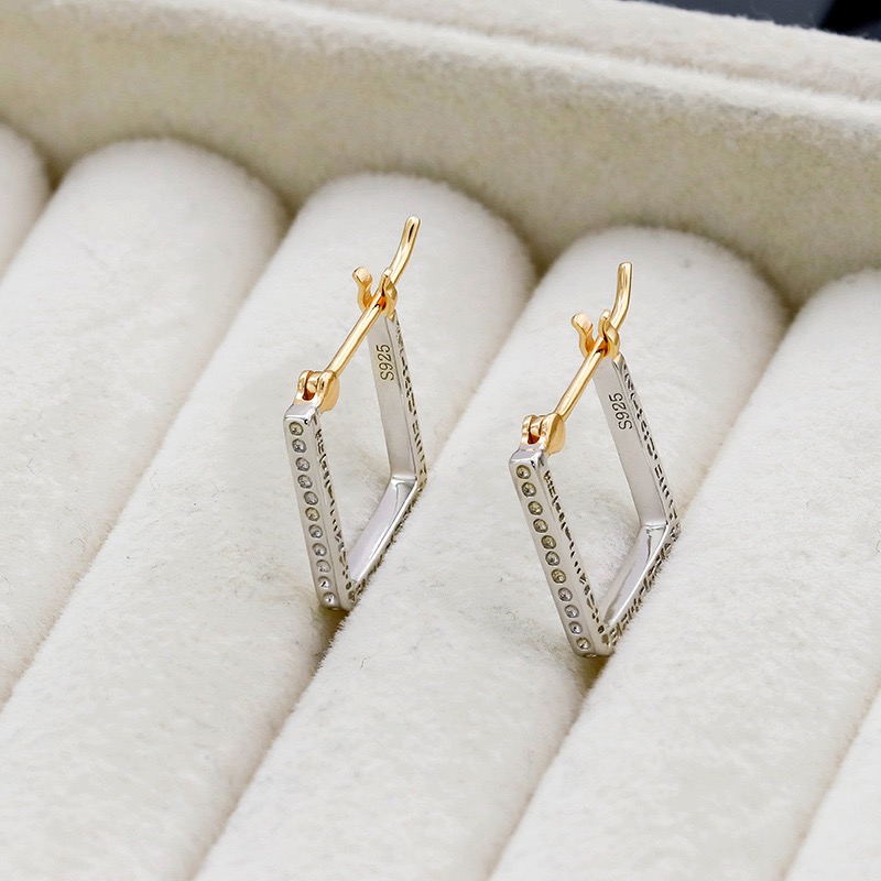 Light luxury line design earrings