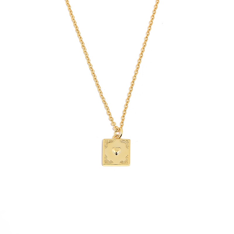 Light luxury love square necklace NN24112932