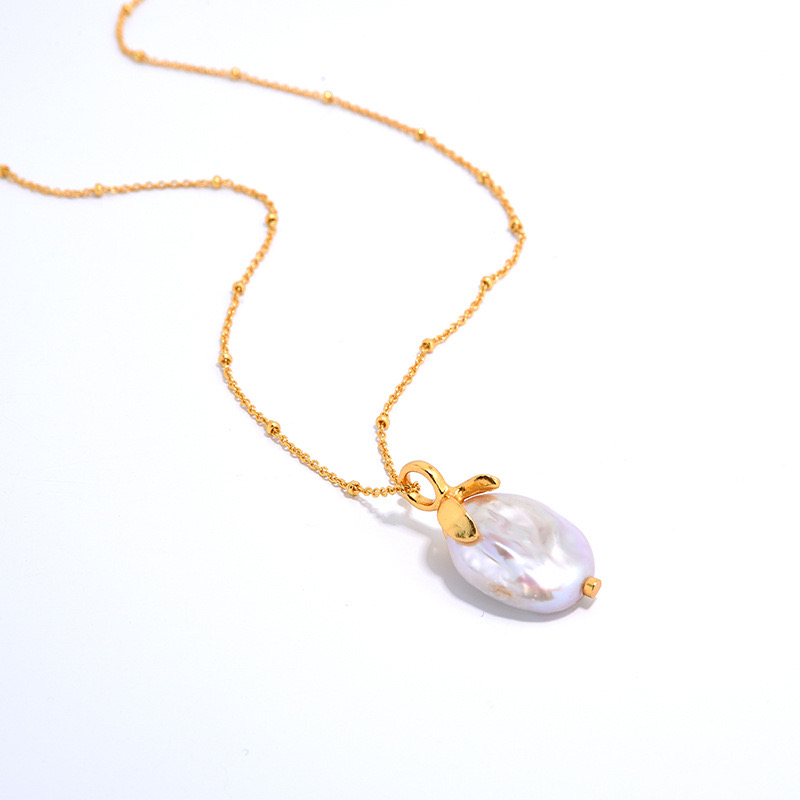 Natural special-shaped baroque pearl necklace NN24112921