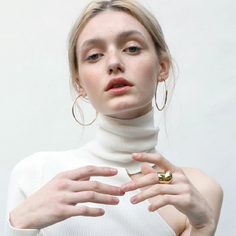 European style big hoop earrings NN24113001