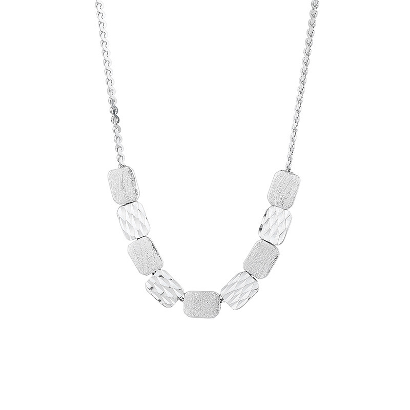 Light luxury irregular building blocks necklace NN24112916
