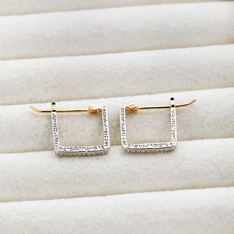 Light luxury line design earrings