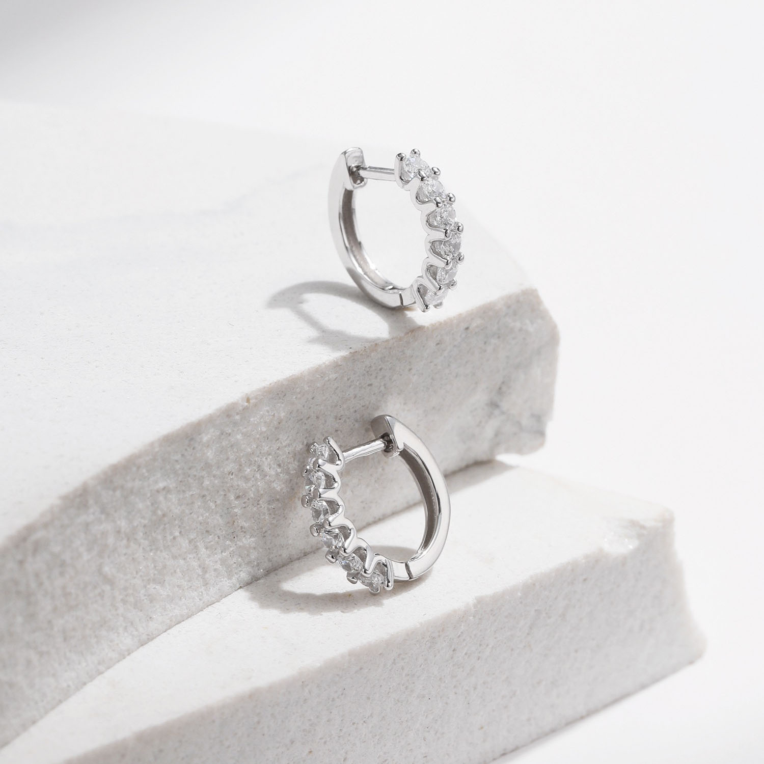 Light luxury moissanite earrings NN24112940