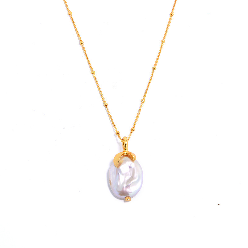 Natural special-shaped baroque pearl necklace NN24112921