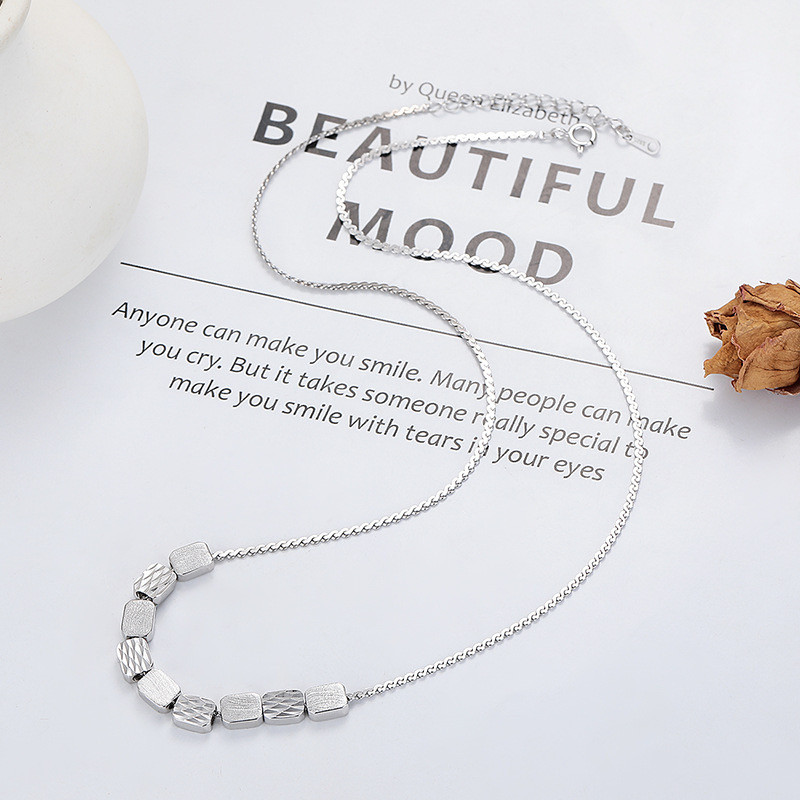 Light luxury irregular building blocks necklace NN24112916