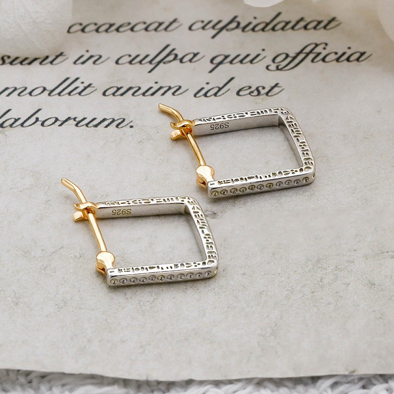 Light luxury line design earrings