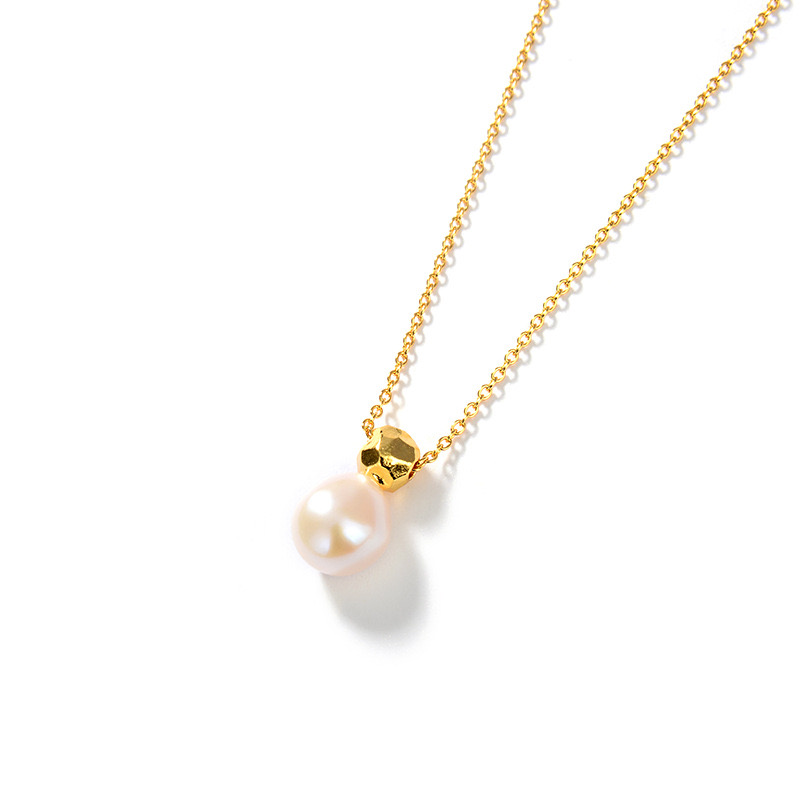 Light luxury natural shaped pearl necklace NN24112926