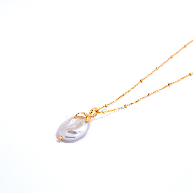 Natural special-shaped baroque pearl necklace NN24112921