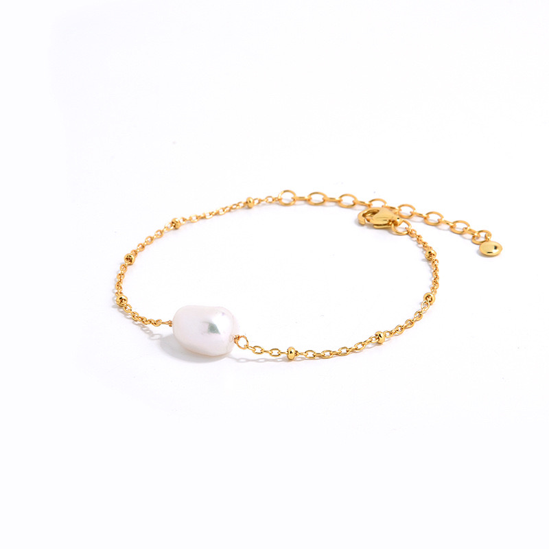 Light luxury natural shaped pearl bracelet NN24112925