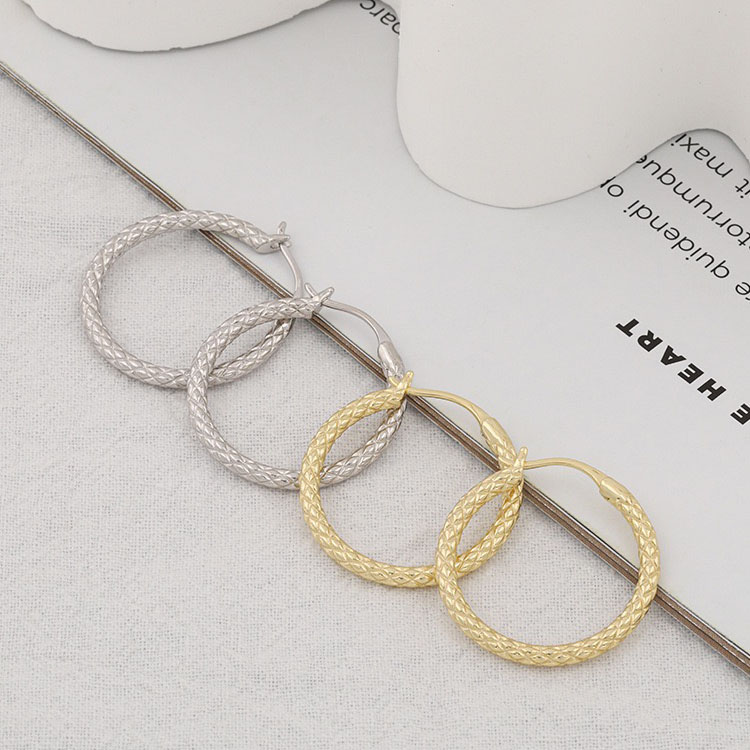 Light luxury geometric circle earrings