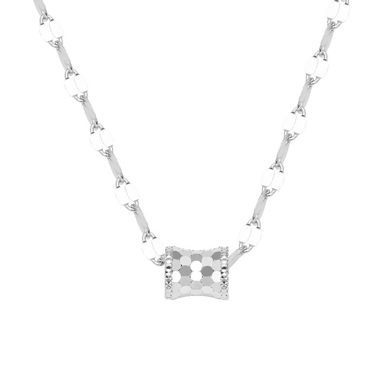 Light Luxury Honeycomb Texture Necklace NN24120108