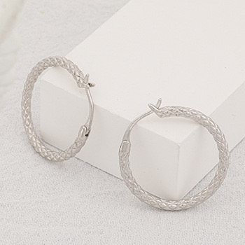 Light luxury geometric circle earrings