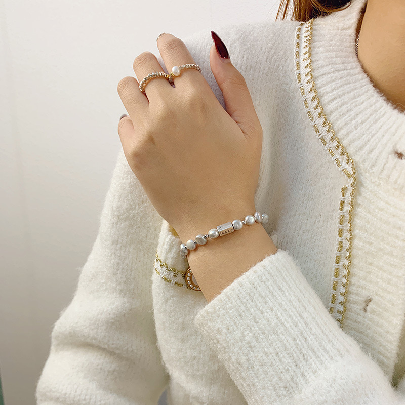 《lucky》baroque Pearl bracelet