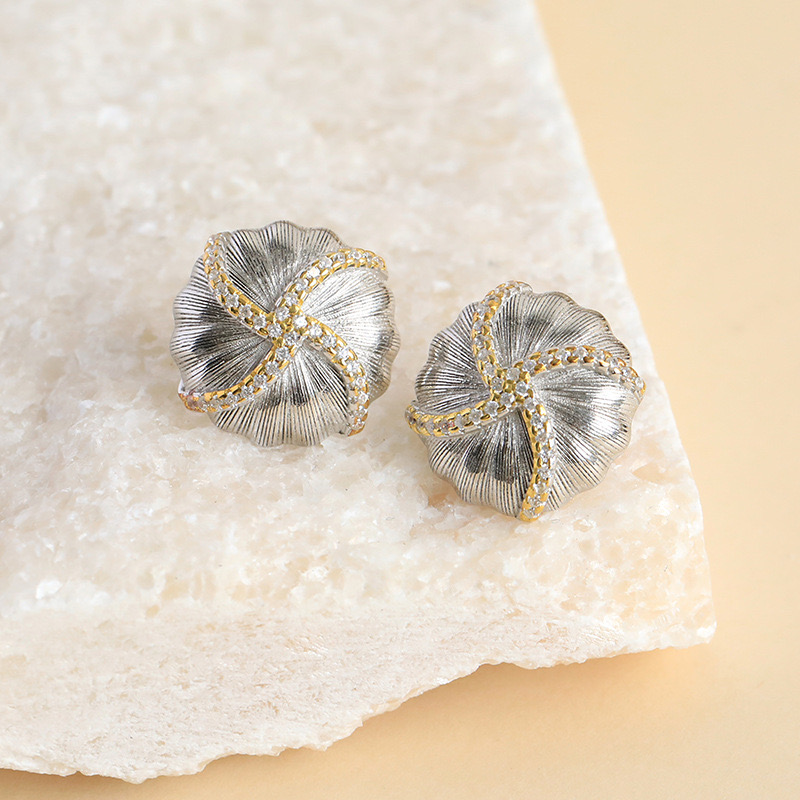 Light luxury windmill earrings NN24120101