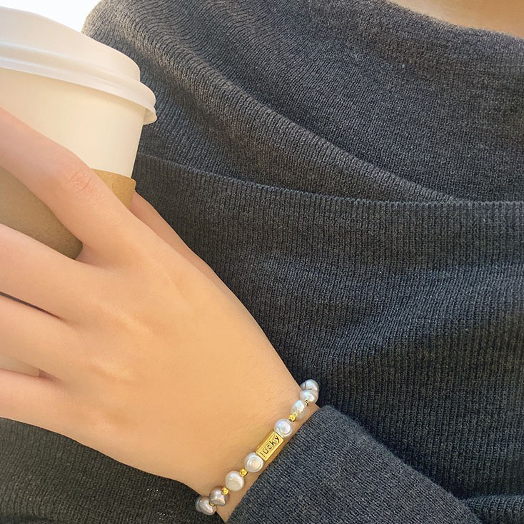 《lucky》baroque Pearl bracelet