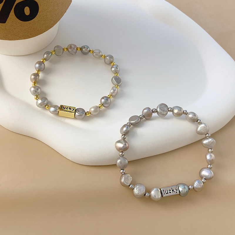 《lucky》baroque Pearl bracelet
