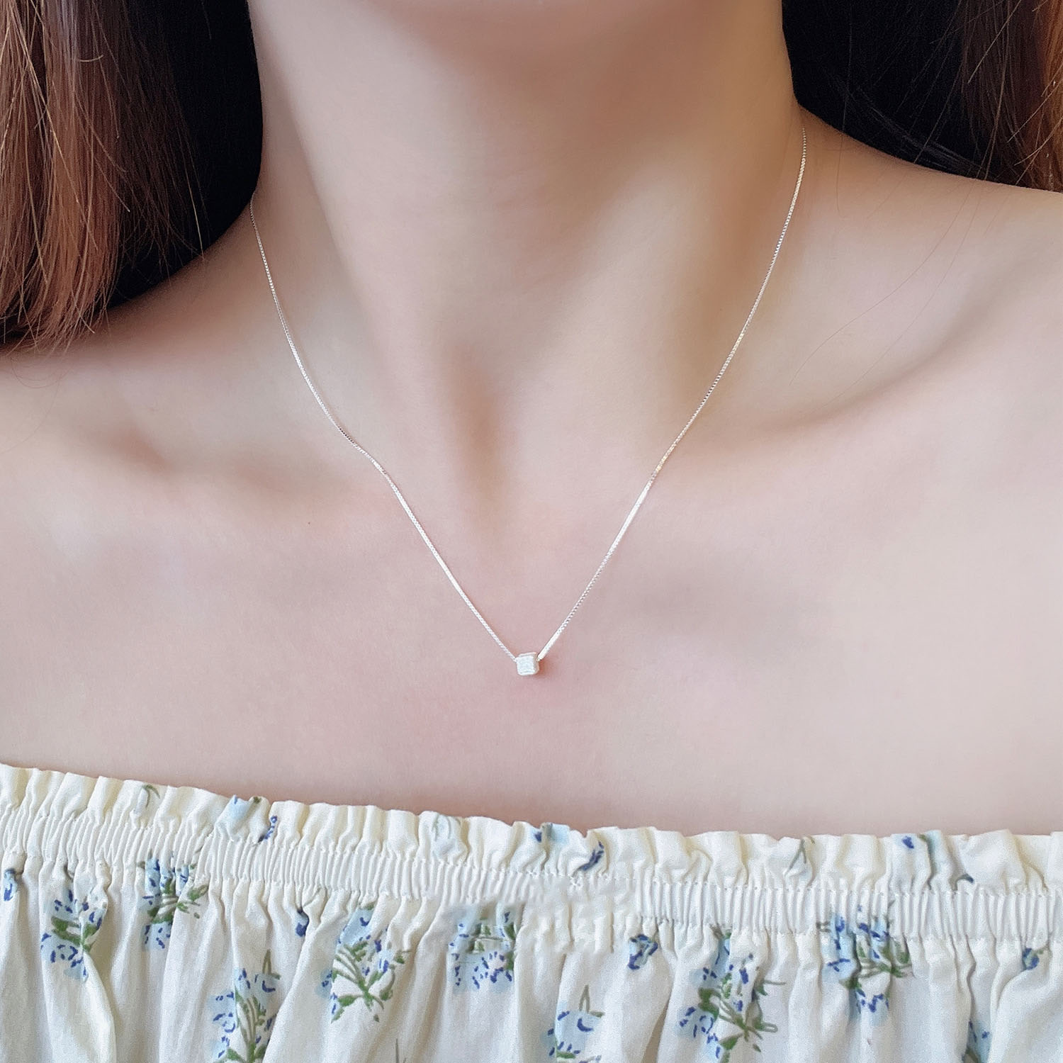 Dopamine Cube Necklace