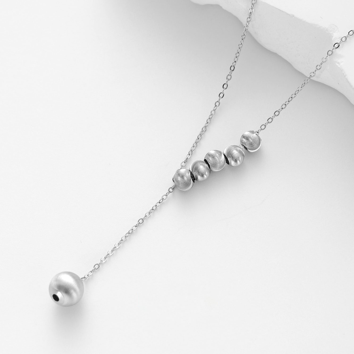 Swinging Pendulum  S925 silver necklace