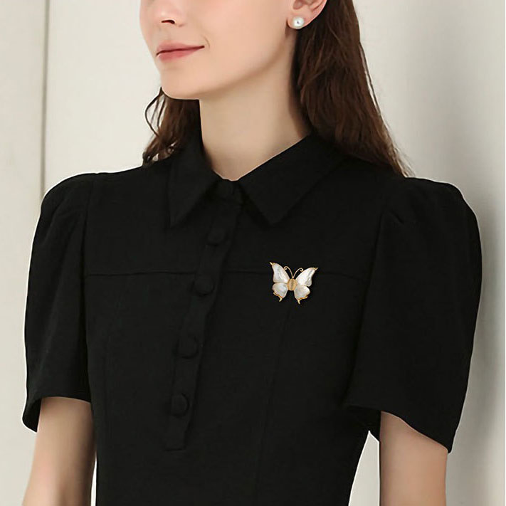 Brilliant butterfly brooch