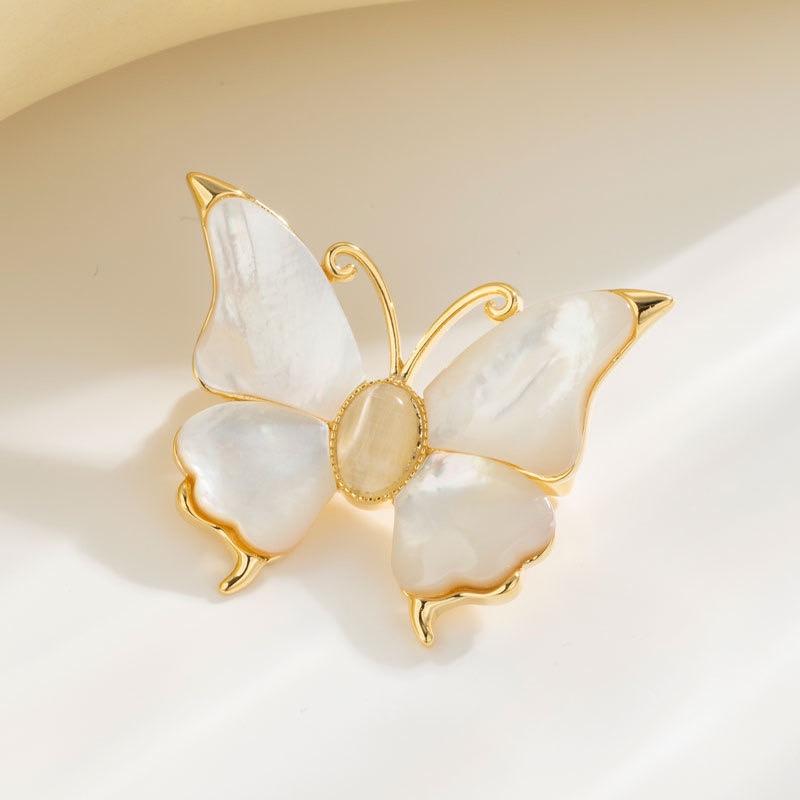 Brilliant butterfly brooch