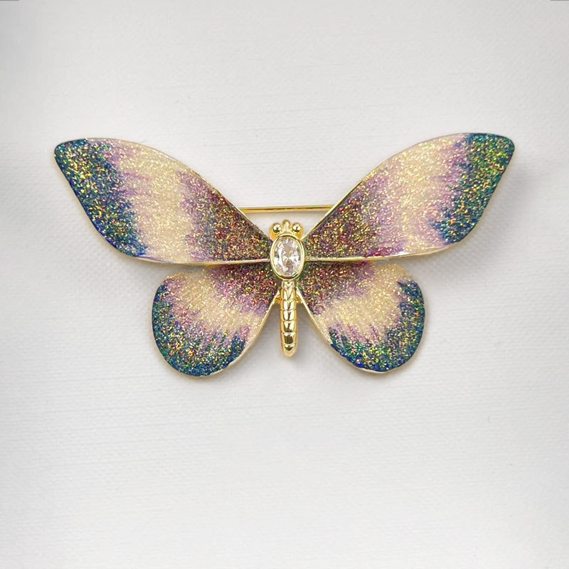 Forest Summer Butterfly Brooch