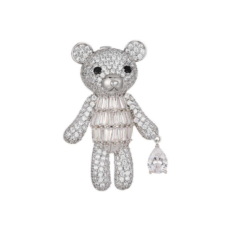 Cute bear brooch