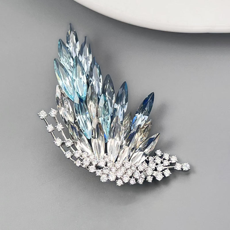 Brilliant butterfly wings brooch