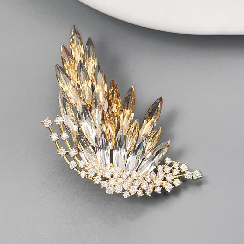 Brilliant butterfly wings brooch