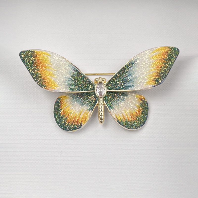 Forest Summer Butterfly Brooch