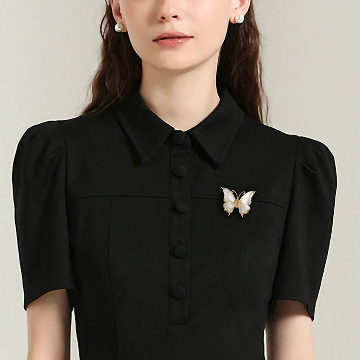 Brilliant butterfly brooch