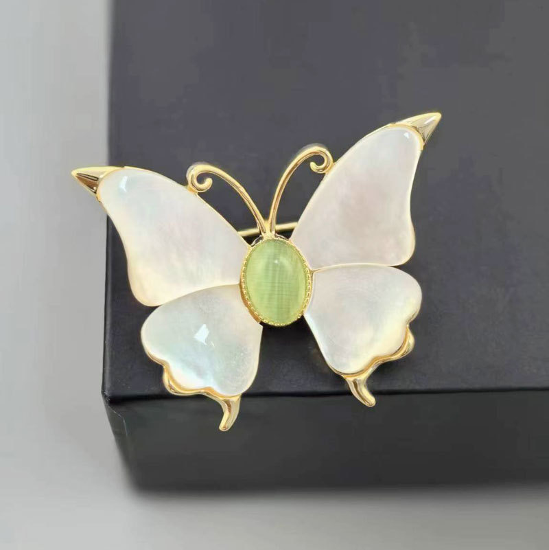 Brilliant butterfly brooch
