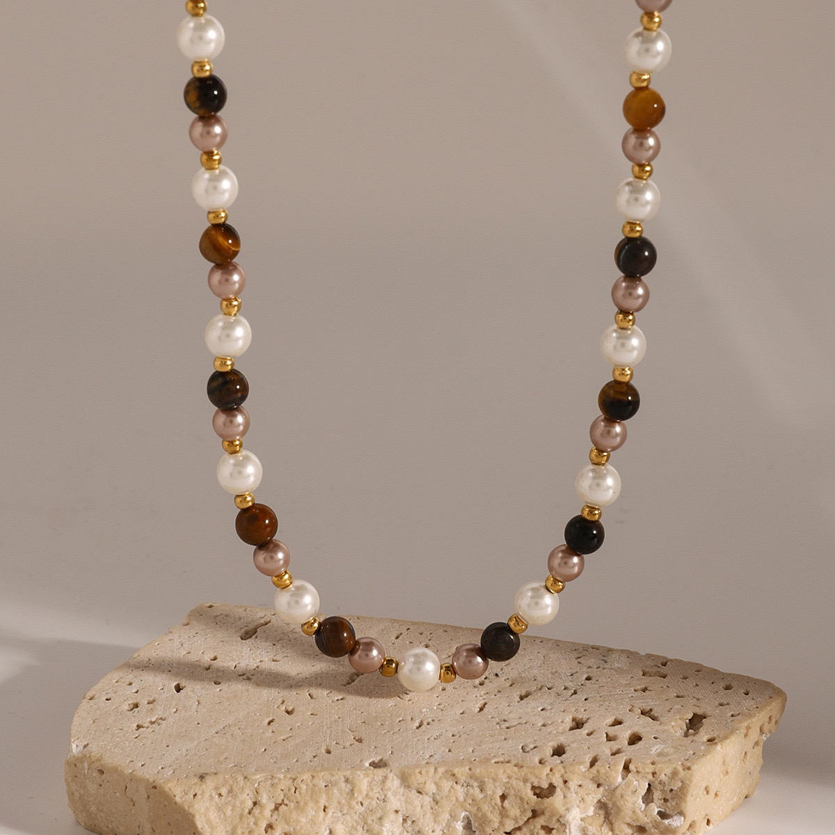 Tiger's Eye Bohemian Necklace