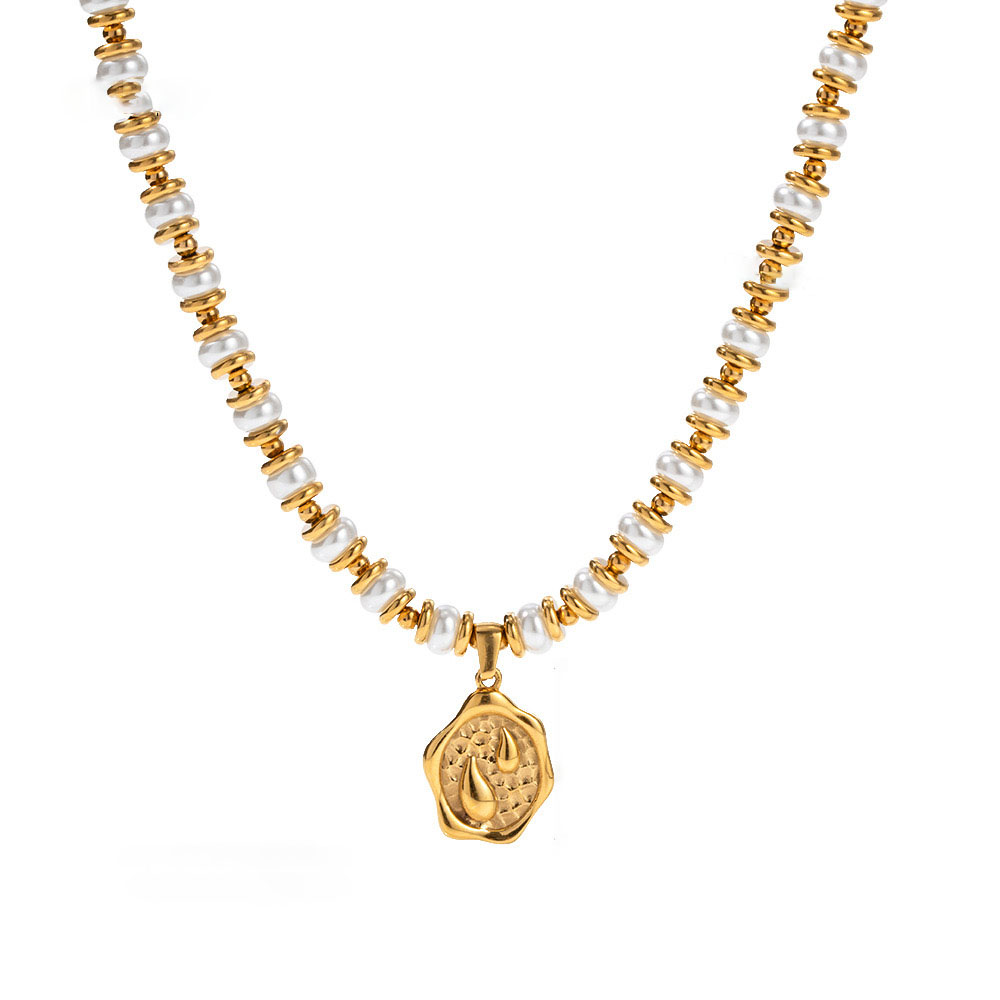 18K Pearl Drop Necklace 03