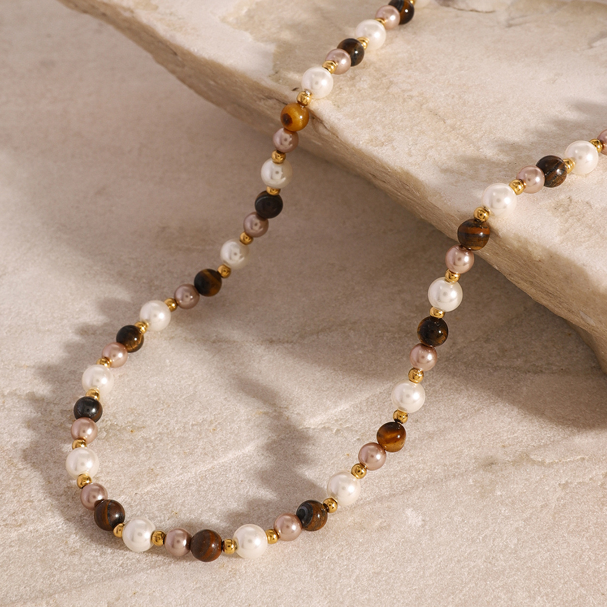 Tiger's Eye Bohemian Necklace