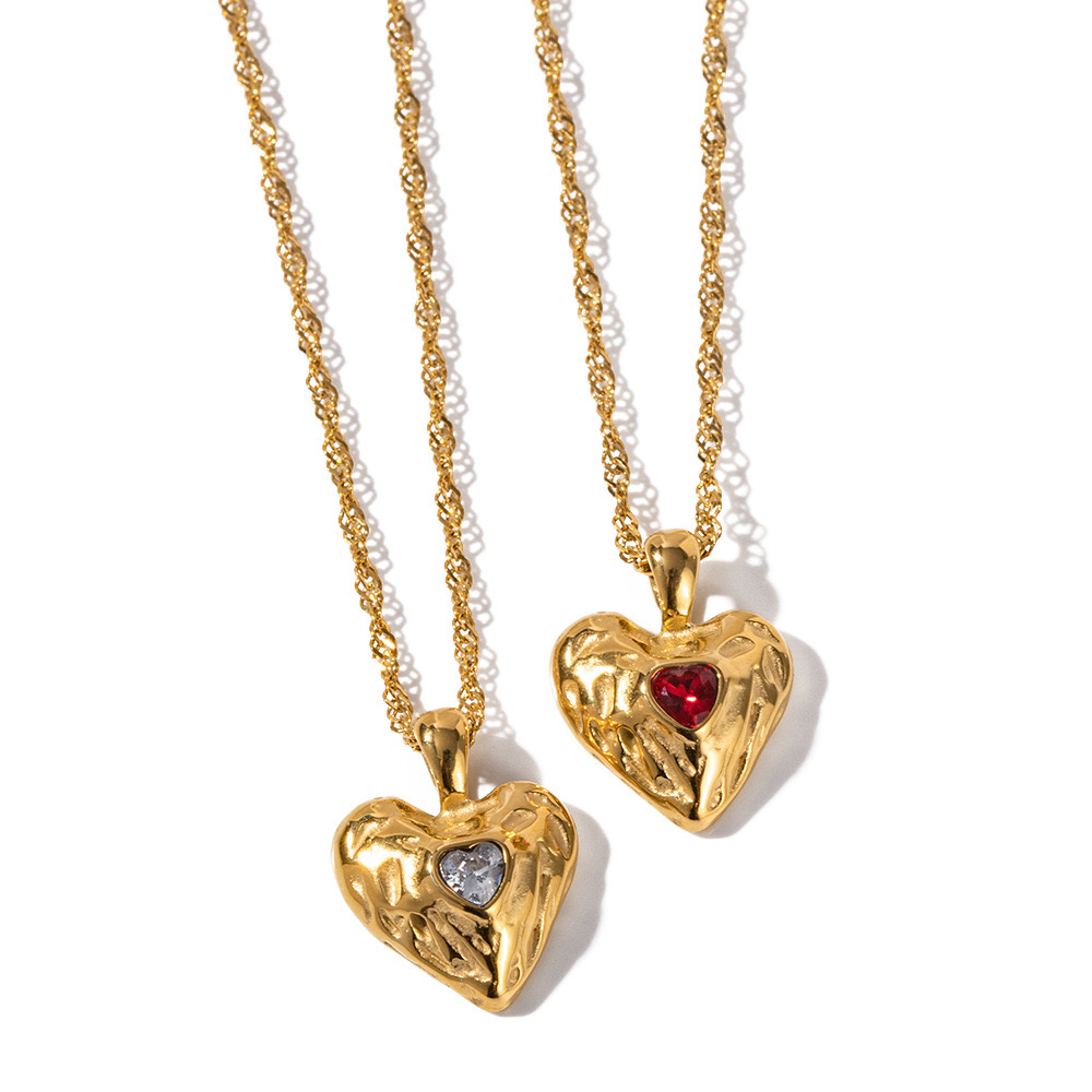 18K Eternal Heart Necklace