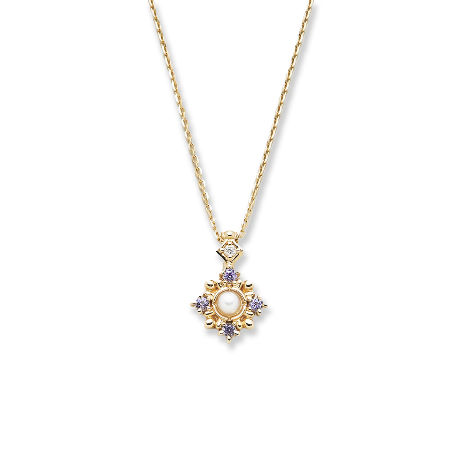 Japanese retro light luxury pearl necklace AL24112483