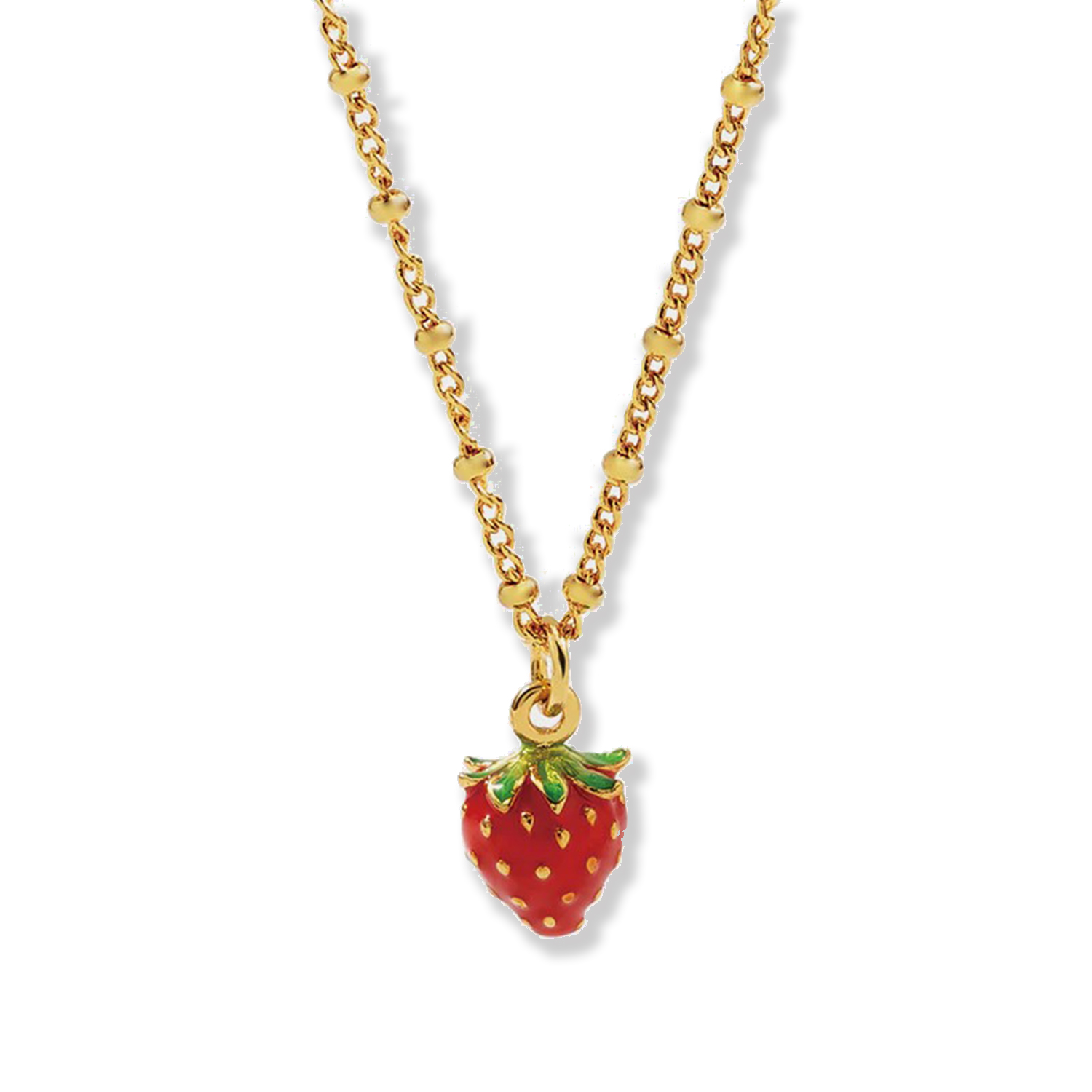 Pastoral style Strawberry Necklace