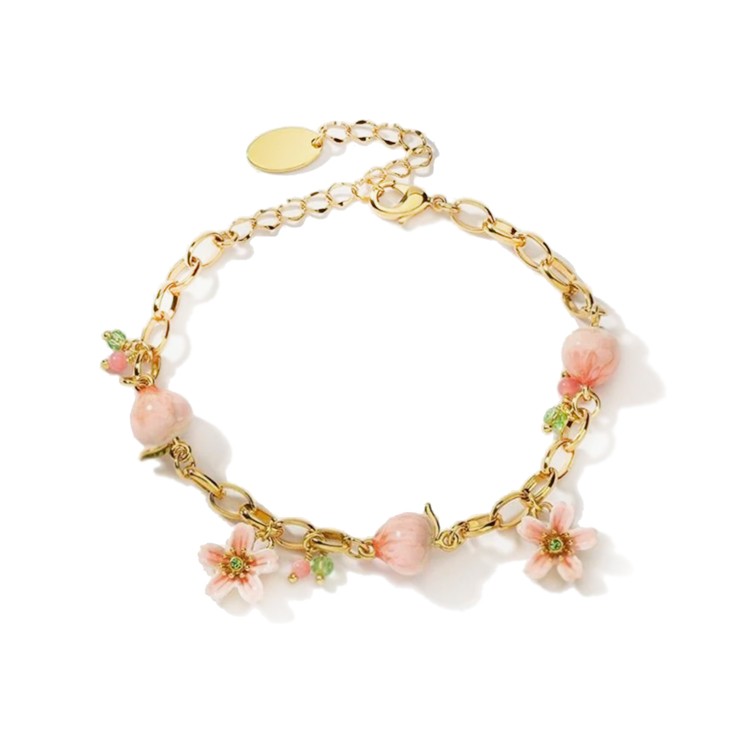 Pastoral style Peach Blossom Bracelet AL24112010