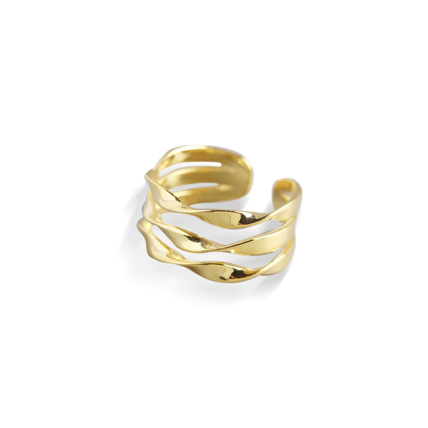 Simple style three lines ring AL24112371