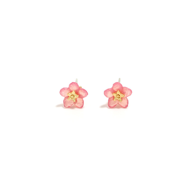 Pink Forget-Me-Not Earrings