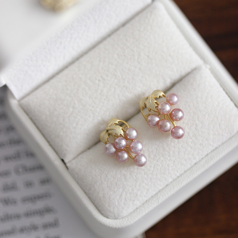 Summer Beach Grape Earrings