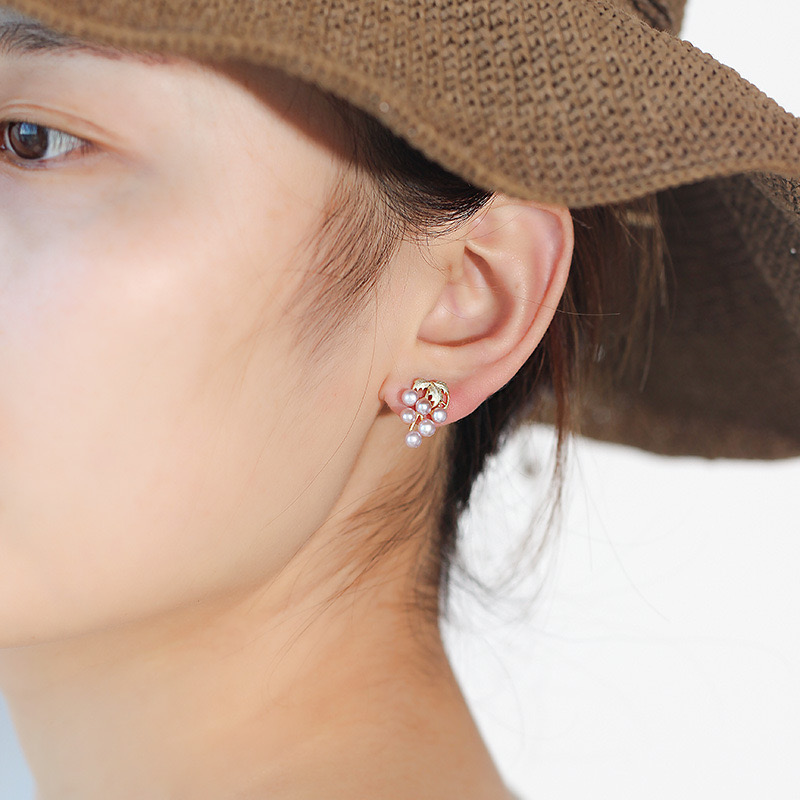 Summer Beach Grape Earrings