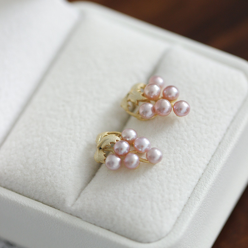 Summer Beach Grape Earrings