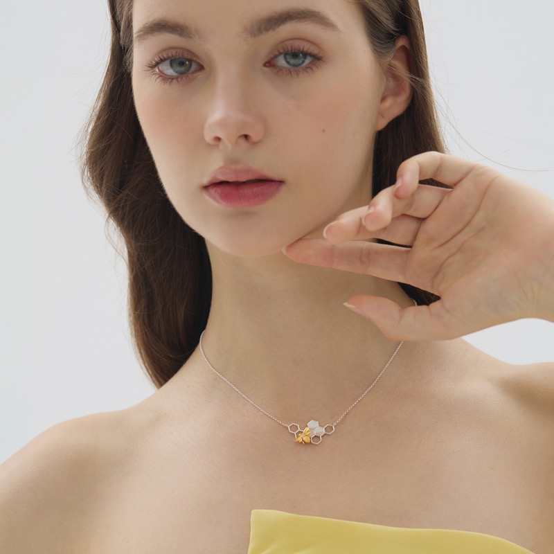 Natural Honeycomb Necklace