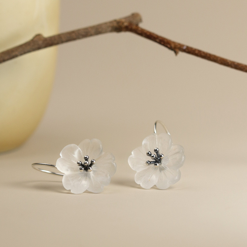 Stylish Lotus Leaf - shaped Earrings